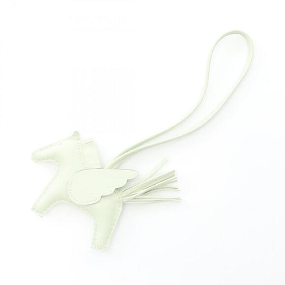 HERMES Green Leather Charm - Picture 1 of 6